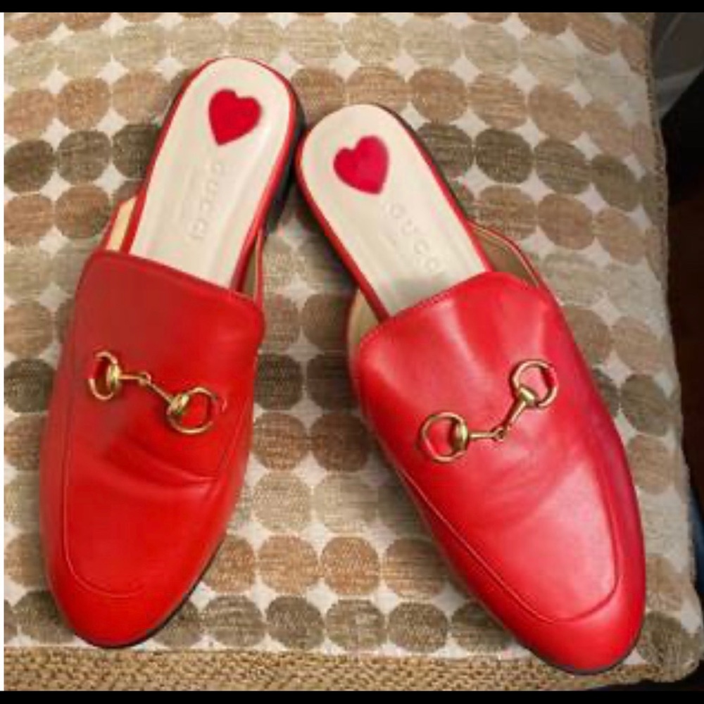 Princetown stamps leather slippers, leather